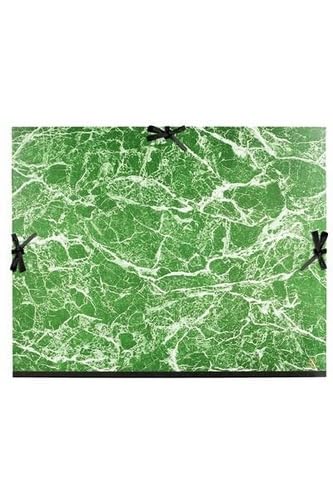Exacompta 5 Cartelle Disegno Marmo Laccato 61x76 cm per B2 Verde