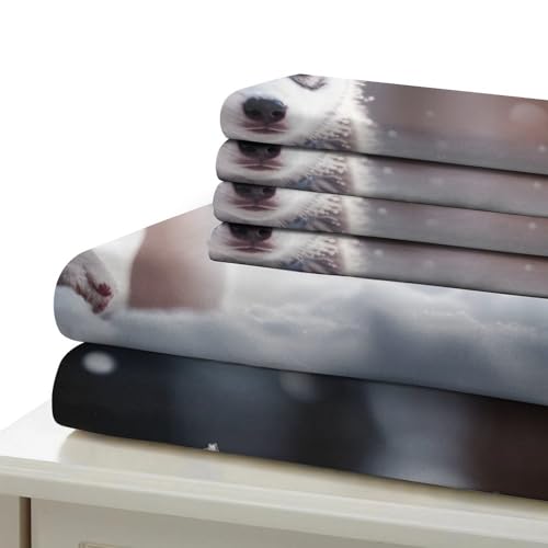 Housse de Couette Mouton 3D Douceur Confortable Parure de Lit King Luxe