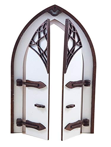 Tanno Design beliebteste und echte Feentür aus Holz zum öffnen 21 cm hoch - Wichteltür, Mäusetür, Elfentür Cover