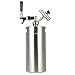 YaeBrew 128 Ounce Homebrew Keg System Kit for Home Brew Beer - with a Cool Bank Beer Dispensor, Cool Bank Mini CO2 Regulator and a Cool Bank 128 Ounce Stainless Steel Keg