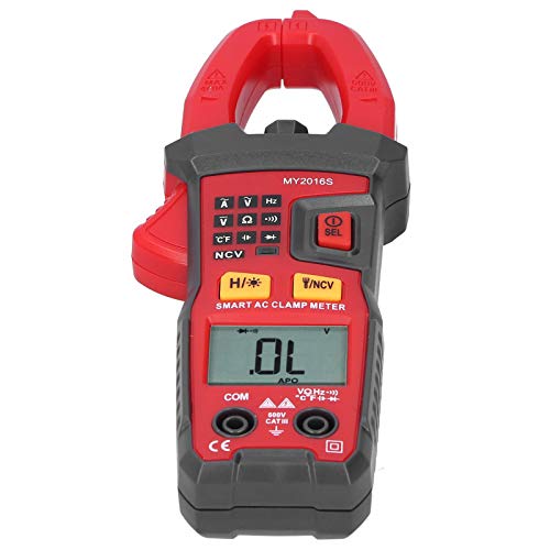 Multimètre à pince numérique testeur de courant AC DC tension écran LCD