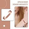 MWUMRCM Bracciale Magnetico in Rame Braccialetto per Magnetoterapia Bracciali Bronzati con 6 Potenti Magneti Bracciali Regolabili Braccialetti in Rame con Calamita Gioielli per Uomini e Donne #2