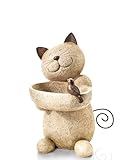 WITTERUNGSBESTÄNDIG: Damit eine Vogeltränke winterfest ist, muss die Vogeltränke frostsicher sein! Ideal, wenn Gartenfiguren für außen wie diese Vogeltränke Schale aus Kunststein sind!