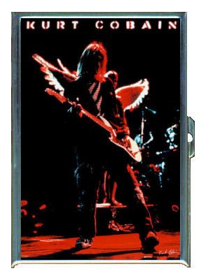 Kurt Cobain Nirvana Concert ID Holder, Wallet or Cigarette Case: Protects  Against Credit Card Magnetic Strip Theft : Amazon.co.uk: Fashion