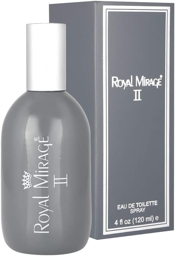 Royal Mirage II Eau De Cologne for Men | Long-Lasting Perfume | Luxury Perfume for Men | Fresh, Floral & Woody Notes | Versatile Everyday Use | Gift for Man | 120ml