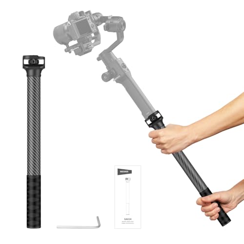Perche d'extension nacelle carbone 15,9 pouces compatible DJI Ronin RS4 RS3 RS2