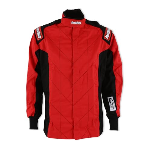 RaceQuip® 131916RQP Chevron-1 FRC Driving Jacket - SFI 3.2A/1 - Red - XL