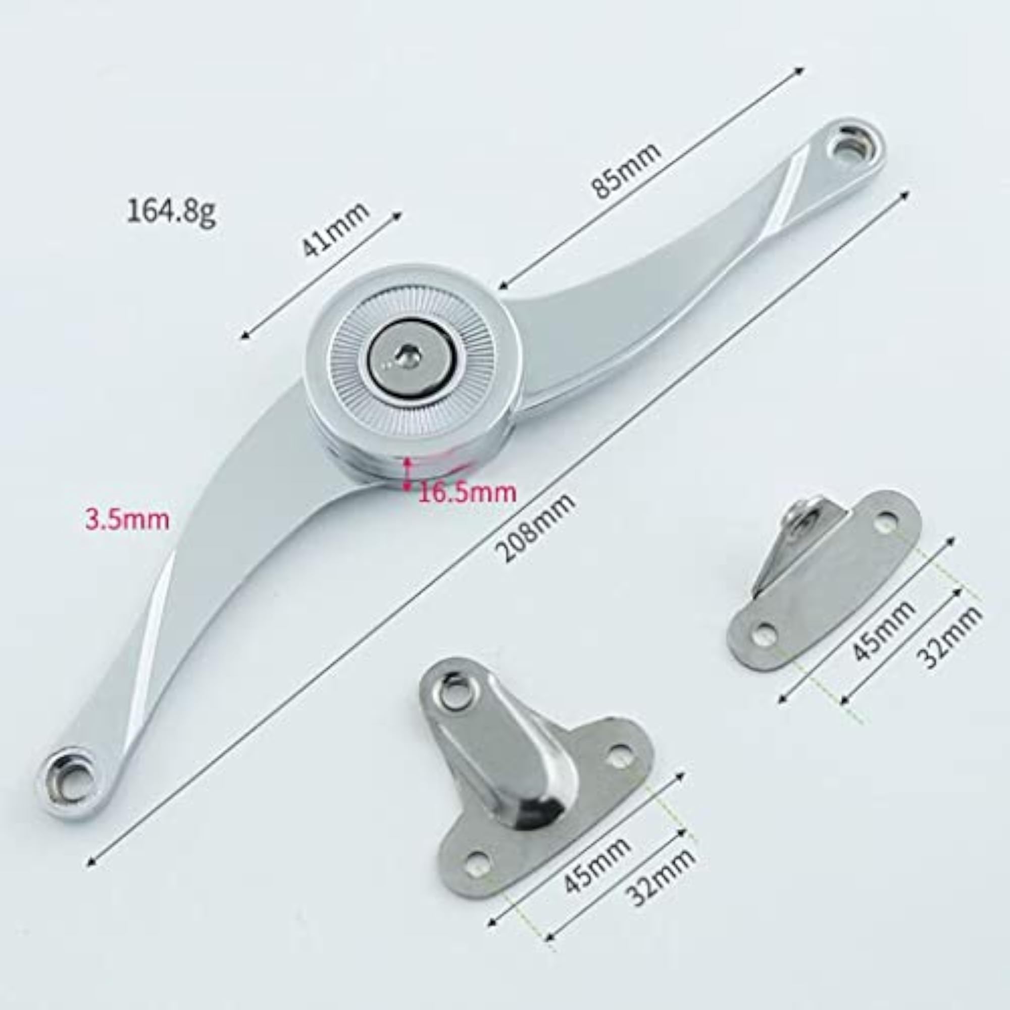 Folding Lid Support Hinge Damper Buffer Soft Close