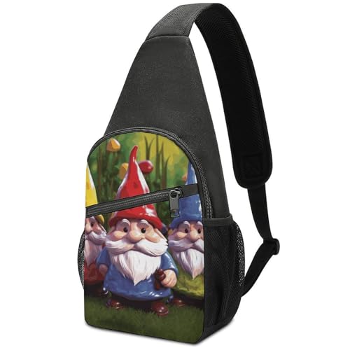 Bolso cruzado deportivo de nylon para adultos miniatura 1