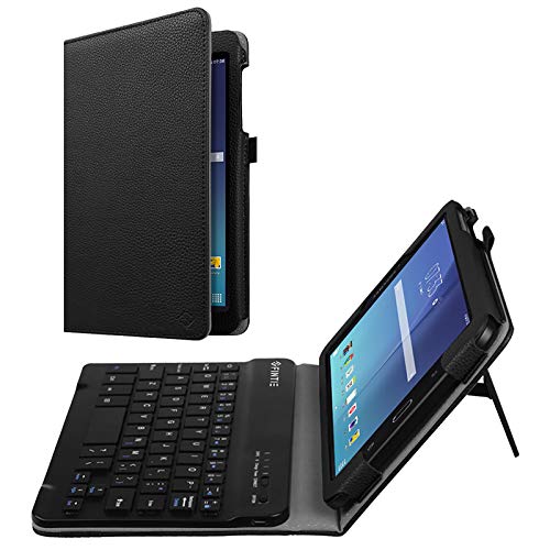 Fintie Keyboard Case for Samsung Galaxy Tab E 8.0, Slim Fit Folio PU Leather Case with Detachable Magnetical Bluetooth Keyboard for Galaxy Tab E 32GB SM-T378/ Tab E 8.0 SM-T375/T377, Black