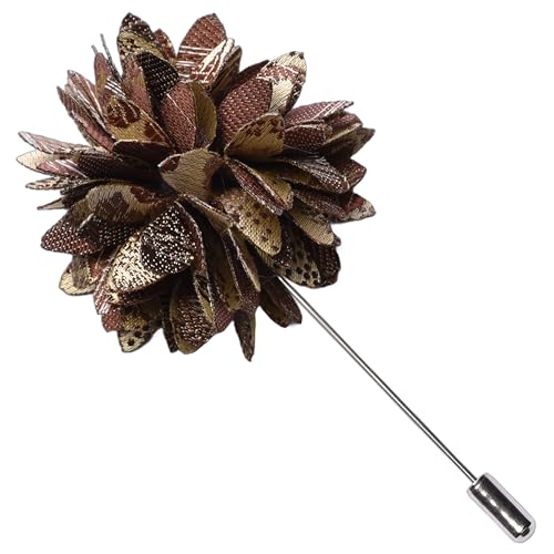 Image of GUSLESON 3.15 inch（8cm） Mens Floral Tie and Lapel Pin Necktie Hankerchief Cufflinks Set for Men