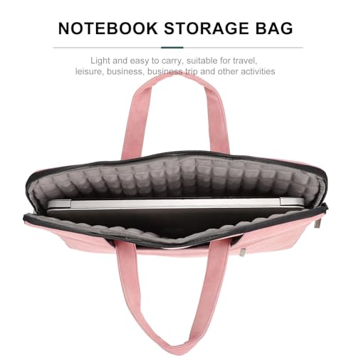 Bolsa para portátil OSALADI rosa impermeable con funda acolchada miniatura 7