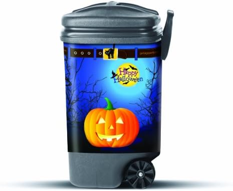 DECORATIVE"HAPPY HALLOWEEN" TRASH CAN COVERS