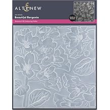 Altenew Beautiful Bergenia 3D Embossing Folder, Easy to Use Embossing Folders for Paper Crafting, Three-Dimensional Projects, Embossing Folders for Cardmaking, Scrapbooking, and Journaling