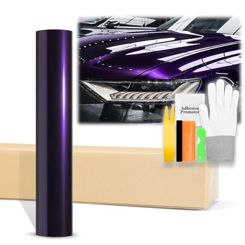 60x120 Midnight Purple Glossy Vinyl Wrap