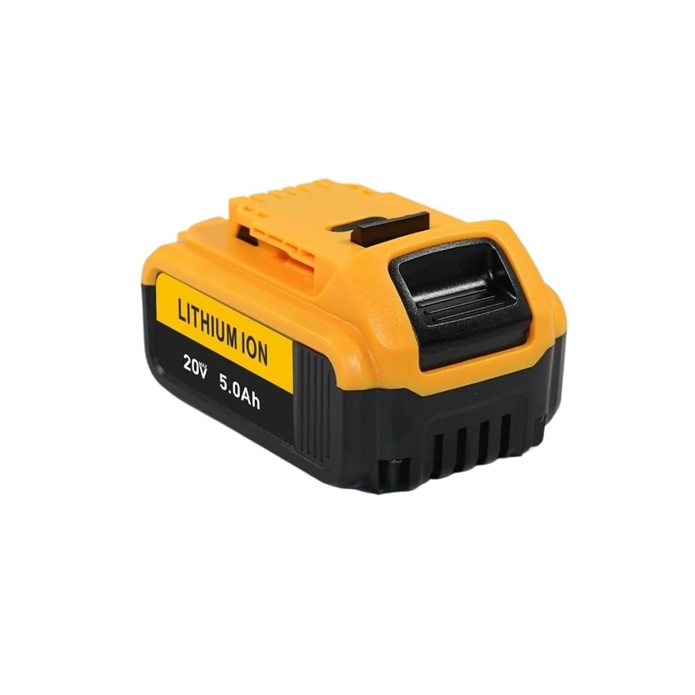 Batteria al litio for elettroutensili compatibile for DeWalT 20V 3.0Ah 4.0Ah 5.0Ah 6000mAh compatibile for DeWalT DCB200 DCB202 DCB203 DCB204 DCB205 DCB206(20V5Ah-2piece)
