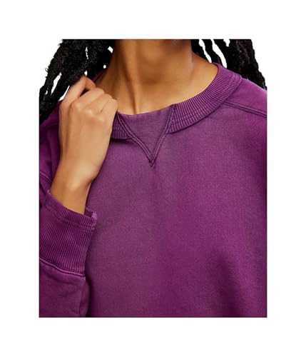 Free People Women's Intercept Pullover, Black Cherry4