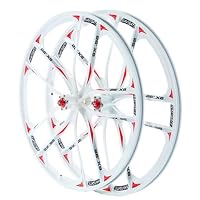 ZYJIX MTB-Laufradsatz 26 Zoll – Magnesiumlegierung, Vorderrad 115 Mm, Hinterrad 151 Mm, 10 Speichen, Scheibenbremse, 8–11 Gänge – Inkl. 2 Schnellspannern – Für Mountainbike, Rennrad & Citybike ZYJIX MTB-Laufradsatz 26 Zoll – Magnesiumlegierung, Vorderrad 115 Mm, Hinterrad 151 Mm, 10 Speichen, Scheibenbremse, 8–11 Gänge – Inkl. 2 Schnellspannern – Für Mountainbike, Rennrad & Citybike