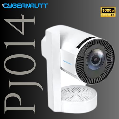 Image of Xuga - Cybernautt Series PJ014 1080P Full HD Smart Projector with 4K Support | Autokeystone | 12500 Lumens | Android | 60-120 inch Screen | WiFi 6 | Bluetooth | 5 Watt Speaker | Wireless Screen Mirroring