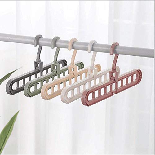 Cintre de rangement multifonctions rotatif avec neuf fentes de suspension