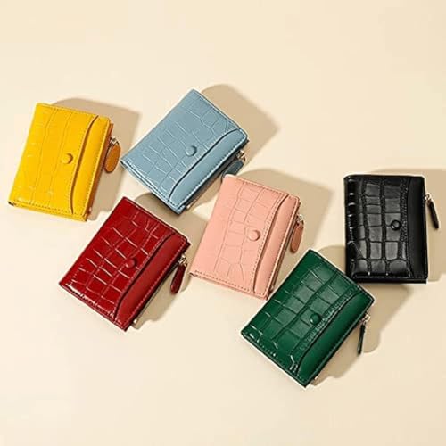 Spacious & Functional PU Leather Wallet Zipper Card Holder Portable Short Design Coins Pocket Classic Mini Coin Purses for Women Clutch Purse3