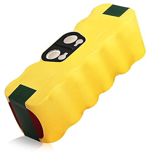 Bsioff Batterie pour iRobot Roomba 4500mAh 14,4V Ni-MH, Batterie de Remplacement Compatible avec iRobot Roomba 500/600/700/800/900 Series 500/510/531/535/540/550/552/560/570/580/595/620/650/660/700