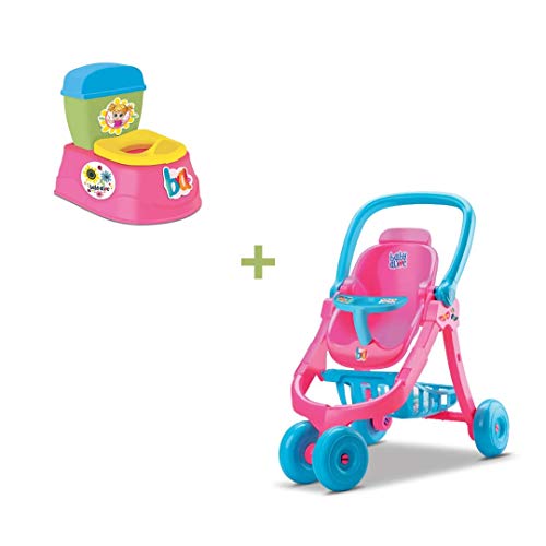 CARRINHO BABY ALIVE E PRIVADINHA BABY ALIVE