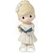Precious Moments, This Is The Day The Lord Has Made Bisque Porcelain Girl Figurine, For Girl, 153006