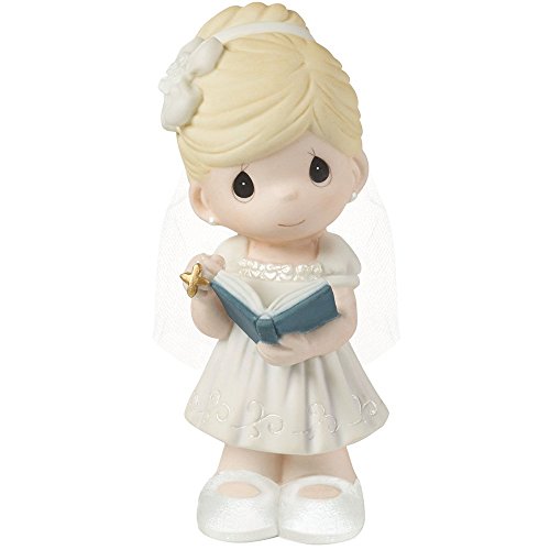 Precious Moments, This Is The Day The Lord Has Made Bisque Porcelain Girl Figurine, For Girl, 153006