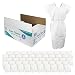 Dynarex Exam Gown 3 ply T/P/T Universal (White)  50/cs