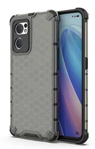 Image of Glasgow Back Case Cover Designed for Oppo Reno7 5G - Black
