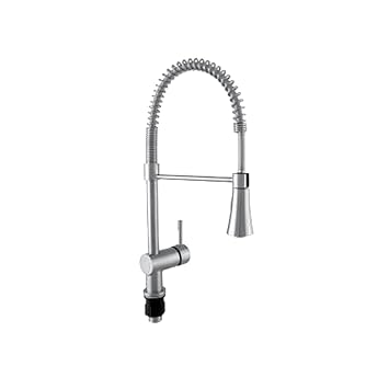 Parryware Kitchen Pull Out Mixer | T9895A1 | with Swivel Spout | Chrome Finish | Pull - Out Sprayer | for Bathroom & Kitchen Mixtures