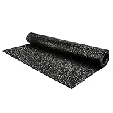 IncStores 1/4' Thick Tough Rubber Flooring Roll | Flexible Recycled Rubber Roll Flooring for a...