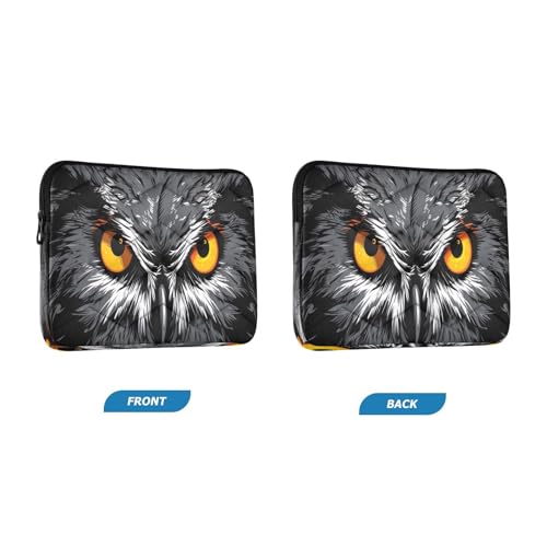 Funda para portátil con diseño búho, 13-14 pulgadas miniatura 2