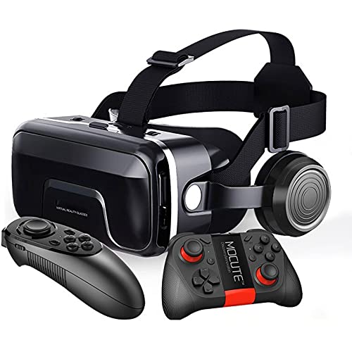 CYLZRCl Occhiali VR Occhiali 3D Cuffie Realtà Virtuale per Smartphone Occhiali Videogioco Binocolo 3D (Color : 12502)