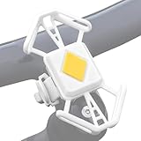 Sécurité du matériau : Utilisant une protection souple en silicone complet, ce support de téléphone pour vélo prévient les chocs et rayures, maintenant l'état de votre smartphone que vous circuliez sur sentiers ou en ville sur routes fréquentées aux surfaces irrégulières.