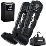 Medisana Leg Compression Massager for Circulation & Pain Relief, Cordless Air Compression Boots with Customizable Modes, Intensities, Timer, Professional Leg Massager for Athletes Christmas Gifts