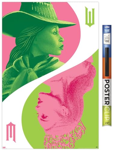 Trends International Wicked - Reflection Wall Poster, 22.37" x 34.00", Premium Poster & Clip Bundle