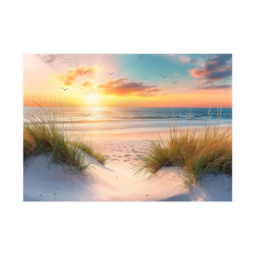 Poster mural paysage pour salon et cuisine grande toile intissée 80x120cm