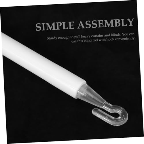 Baguette de rechange pour store vertical de 117 cm en finition blanche durable - 8