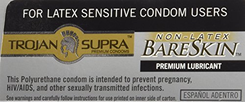 Trojan Supra Lubricated Premium Condoms MicroSheer Polyurethane Ultra-Thin 6 ea - Thumbnail 5