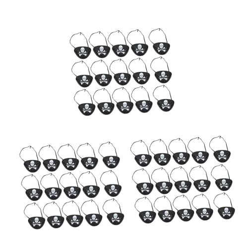 Masque pour les yeux pirate élastique pour grand groupe et anniversaire