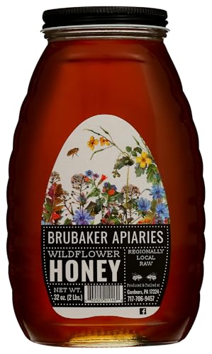 Brubaker Honey Wildflower Tarro Grande 32 OZ