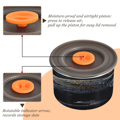 Contenedor hermético para café de acero inoxidable 17oz miniatura 4