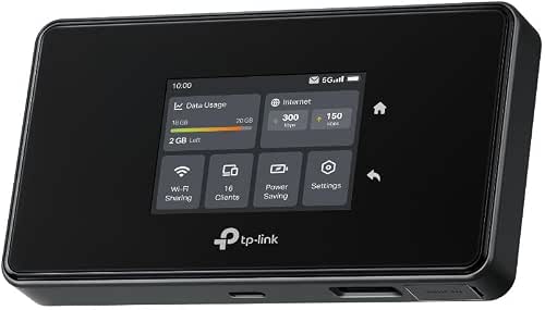 TP-Link 5G Mobile Hotspot M8550 | Tri-Band AXE3600 Wi-Fi 6E