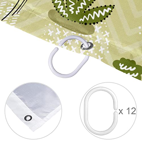 Rideau de douche crocodile imperméable et lavable pour douche enfant - 5
