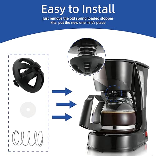 Image of Coffee Machine Brew Basket Bottom Spring Loaded Stopperkits Fits for Mr. Coffee Black and Decker Hamilton coffee maker parts,Coffee Machine Accessory 990117900 990237500