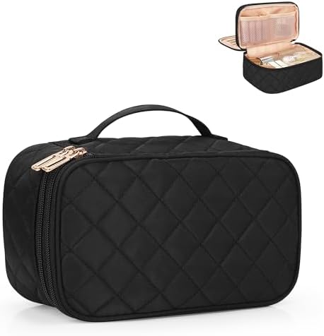 Relavel Rolling Makeup Case, Makeup Backpack Professional Makeup Artist Train Case