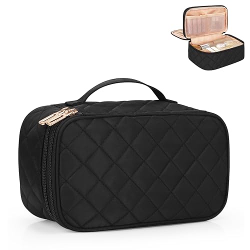 Relavel Rolling Makeup Case, Makeup Backpack Professional Makeup Artist Train Case