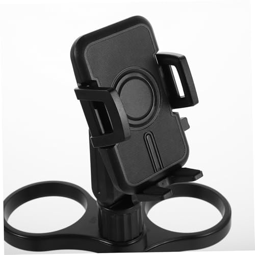 Porte-gobelet extensible pour voiture avec support rotatif et double rangement
